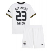 Camisa de Futebol Borussia Dortmund Emre Can #23 Equipamento Alternativo Infantil 2024-25 Manga Curta (+ Calças curtas)